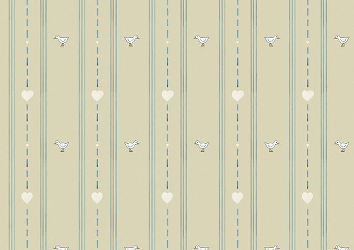 Puddle Down, Duck Stripe Shell - Twist&Fit Roman Blind - Image 7